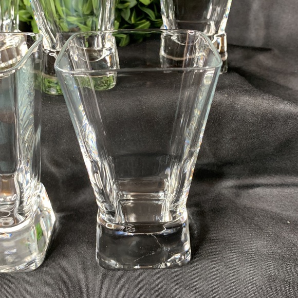 Fantastic stylish set of 5 MCM style rocks /double old fashioned whiskey glasses - Picture 2 of 9